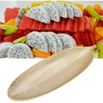 product_image_name-Generic-Assiettes à fruits en forme de feuilles - Plateau décoratif nordique - Plat à fruits secs - Vaisselle de service pour desserts-6