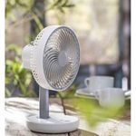 product_image_name-Other-Ventilateur de table / Bureau - Rotatif - Avec lampe led - Gris/Blanc-3