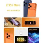 product_image_name-M-HORSE-17 Pro Max – 128GB ROM, 12GB RAM – Écran 6,8” HD+, Android 14, Batterie 5000mAh,Empreinte digitale-5