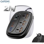 product_image_name-MOXOM-Multiprise 2500W – 3 Prises Universelles & 6 Ports USB (PD 20W + QC 3.0) – Câble 2M-1