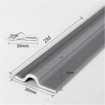 product_image_name-Generic-Joint d'étanchéité autocollant de 10 mètres pour portes et fenêtres - ruban isolant en plastique durable, résistant à la poussière et au bruit - Gris-8
