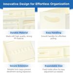 product_image_name-Generic-Boîte De Rangement Pour Vêtements Rétractable, Organiseur De Tiroir De Garde，Organisateurs De Sous-Vêtements Pliables - 48 x 20 x 14,5 cm-4