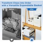 product_image_name-Generic-Boîte De Rangement Pour Vêtements Rétractable, Organiseur De Tiroir De Garde，Organisateurs De Sous-Vêtements Pliables - 48 x 20 x 14,5 cm-7