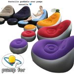 product_image_name-Generic-Fauteuil gonflable d’extérieur ultra lounge avec repose pied - avec pompe manuelle-3