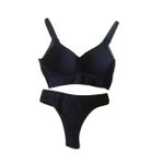 product_image_name-Generic-Ensemble de soutien-gorge relevable confortable de couleur Noir 100% coton-3