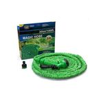 MAGIC HOSE Tuyau Arrosage Extensible + Pistolet À Eau 7 Jets + Embout Universel 30m