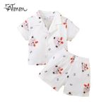 product_image_name-Catpapa-Ensemble de pyjama pour bébé de 0 à 3 ans, 2 pièces : haut à imprimé cartoon et short-1