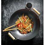product_image_name-Generic-Wok de Cuisine Professionnel Antiadhésif – Poêle Profonde avec Doubles Poignées en Bois – Idéal pour Plats Mijotés et Sautés-2