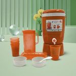 ensemble glacier  carafe et 4 tasses