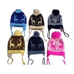 Lot de 6 bonnets bébé 