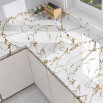 product_image_name-Generic-10 feuilles 60 x 30 cm Autocollant mural en vinyle imperméable, Résistant aux hautes températures et aux chocs, Papier peint en marbre auto-adhésif en PVC, Décoration intérieure, meubles, cuisine, salle de bain-4