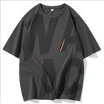 product_image_name-Fashion-T-shirt pour homme à col rond, manches courtes, coupe ample pour l'été-2