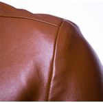 product_image_name-Generic-Veste Blazer en cuir d'agneau à 2 boutons, costume décontracté simple en cuir PU-4