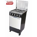 product_image_name-SMART TECHNOLOGY- Cuisinière-Gaz 4 Feux Avec Four STC-5050B - 50X50 Cm - INOX-1