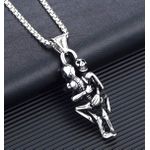 Collier pendentif - Style Class’Chic - 2 Squelettes