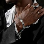 product_image_name-ARHANORY-Bracelets Homme en Acier Titane à Maillons Cubains Bracelet Femme Punk Hip Hop-2