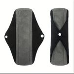 product_image_name-Generic-12 pièces Serviette Hygiénique Lavable Réutilisable en Fibre de Bambou – Ultra Absorbante & Imperméable-1