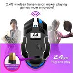 product_image_name-Generic-Souris De Jeu Sans Fil Silencieuse  2.4GHz 1600DPI 3 Modes Réglables Rechargeable-5