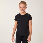 Tee shirt noir fille decathlon cheap