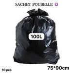 product_image_name-Generic-Lot de 10 sacs nylon noirs 75 x 90 cm. Ultra résistants pour déchets plastique de polyéthylène PE-LD épaisseur 80 microns. Sac pour déchets de maçonnerie, construction, chaussettes, jardinage.-1
