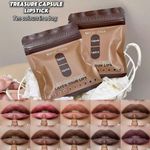 Olá FAN OLA FAN Coffret 10 Mini Rouges à Lèvres Capsule Marron Mat Velours