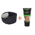 Pack Ventre Plat Intense: Ceinture Lombaire Réglable Auto-Chauffante + Crème Ventre Brûle Graisse