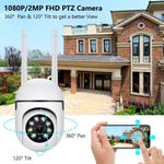 product_image_name-Generic-Caméras de surveillance IP 360 dôme 1080p WIFI PTZ pour l'extérieur Caméras vidéo de sécurité pour la maison Caméras CCTV-4
