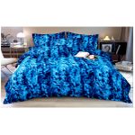 Draps Coton AFRICA TEXTURE THIOUP 1 drap plat et 2 taies d'oreiller literie ensemble 240x250