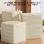 product_image_name-General-30L/110L/150L/220L Heavy Duty Clothing Storage Bags with Reinforced Handles, Extra Large Storage Bags for Clothes, Thickened Double Zipper for Space Saving Travel-1
