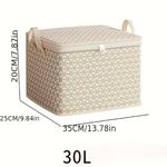 product_image_name-General-30L/110L/150L/220L Heavy Duty Clothing Storage Bags with Reinforced Handles, Extra Large Storage Bags for Clothes, Thickened Double Zipper for Space Saving Travel-7