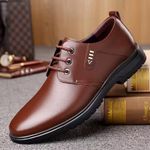 product_image_name-Fashion-Chaussures de travail élégantes pour hommes, mocassins décontractés, chaussures en cuir marron-8