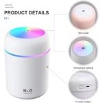 product_image_name-Generic-Lumière LED H2o Spray Mist Humidificateur Humide Arôme Diffuseur D'huile Essentielle-3