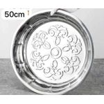 product_image_name-Generic-Assiette à fleurs Ole 50CM PLAT INOX - 50cm-1