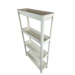 product_image_name-Generic-Étagère de Rangement à 4 Niveaux avec Roulettes – Chariot Fin à Roues, Design Compact pour Cuisine, Salle de Bain ou Buanderie-4