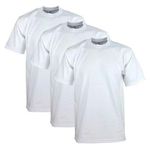 product_image_name-Generic-Ensemble De 3 Tee-Shirts En Coton De Qualité Supérieure À Col Rond, Manches Courtes - Couleur Blanc-1