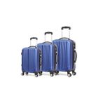 lot de 3 Valises Rigides en Coque Dure Ultra Résistante – 3 Tailles (Cabine, Moyenne 20kg , Grande 23kg)