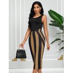product_image_name-CALLIARA-Robe bodycon midi sans manches grande taille à rayures color block Lady, robe de bureau ajustée style européen et américain-5