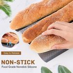 product_image_name-Generic-Moule à pain antiadhésif italien français, ustensile de cuisson pour four à pain Bagatelle, design perforé pour 2/3/4 pains-5