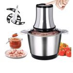 product_image_name-Generic-Label Hachoir Electrique Inox - Trancheuse Multifonctions 2L très pratique-1