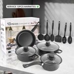 product_image_name-Generic-13 Pièces dans un ensemble En Acier Inoxydable Ustensiles de cuisine Casseroles-4