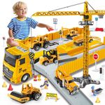 product_image_name-Generic-Véhicule d'ingénierie en plastique voiture jouet pour enfants-1