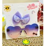 Lunettes de soleil avec bandeau pour petites filles 