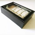 product_image_name-Fashion-Boîte à montres 12 emplacements Boîte de présentation de montres noire Rangement-2