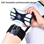 Brassard Pivotant Amovible, Sac De Course/cyclisme/sport/téléphone - Noir