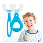 2 Brosses à Dents 360° en Forme de U pour Enfants