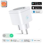 product_image_name-Generic-Prise intelligente WiFi Tuya (Type F), surveillance de puissance EU 16A fonction de minutage commande vocale fonctionne avec assistant vocal-1