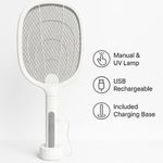 raquette électrique anti-moustique