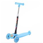 product_image_name-Generic-Trottinette à trois roues pliable - clignotant 3 à 7 ans bleu-1