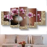 Tableau 5 Pièces floral