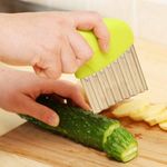 product_image_name-Generic-Ustensile de cuisine pour découper des pommes de terre - Lame ondulé - Frites-2